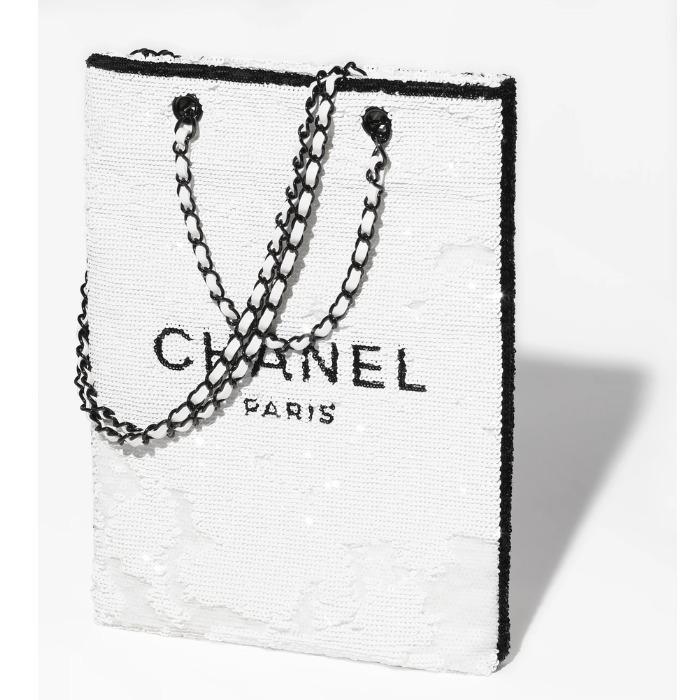 シャネル CHANEL スパンコールトートバッグ AS4856 B16494 NY081
