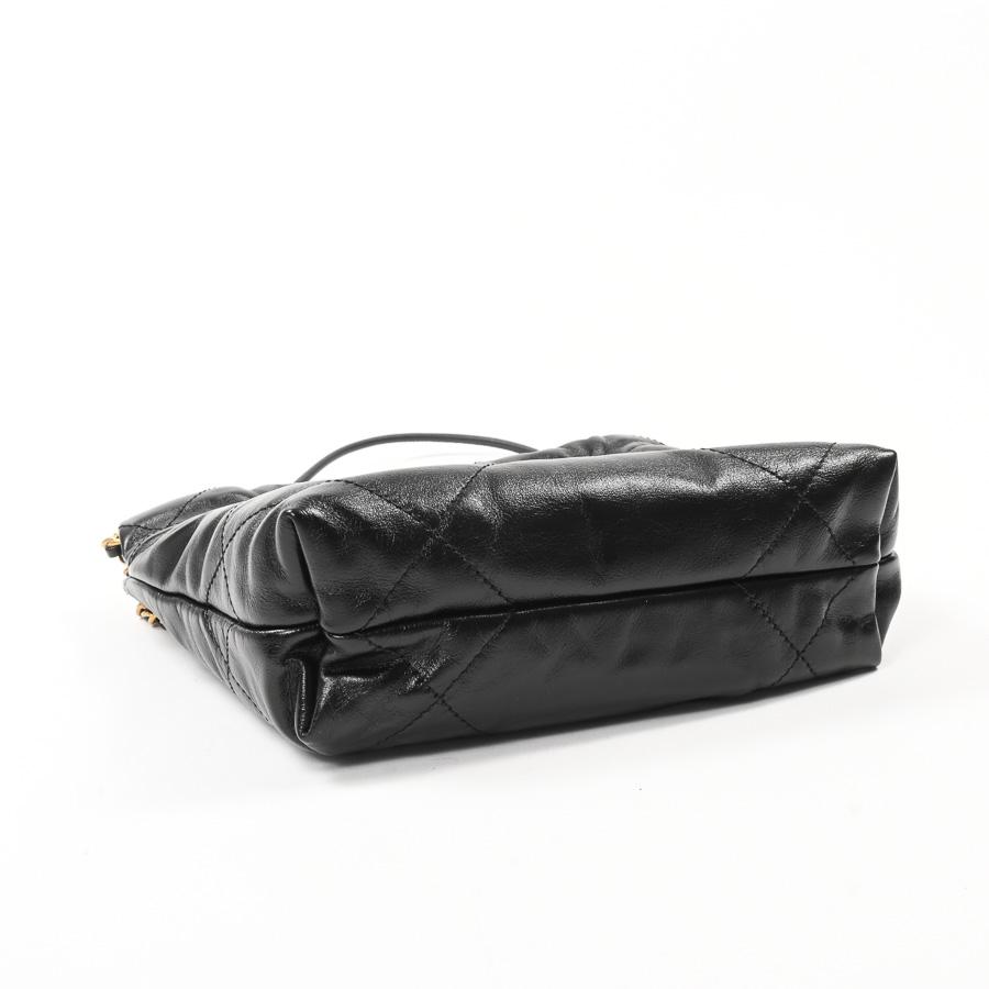 シャネル CHANEL22ミニハンドバッグ ショルダーバッグ AS3980 ブラック レディース