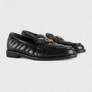 グッチ代引 GUCCI ダブル G レディース ローファー 670399 BKO60 1000