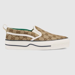 グッチ Gucci 新作テニス1977スリッポンスニーカー 624733 2HK40 9762