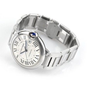 カルティエ 自動巻き バロン ブルー 40mm WSBB0040