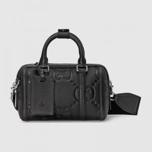グッチ ジャンボGG レザー ミニ ダッフルバッグ 2WAY ハンドバッグ 725292 AABY7 2801