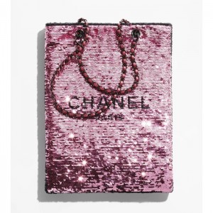 シャネル CHANEL スパンコールトートバッグ AS4856 B16494 NY079