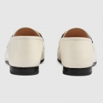 グッチ GUCCI ホースビットウェブ付き*クラシックローファーシューズ ホワイト 631619 CQXM0 9065