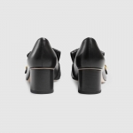 グッチ代引 GUCCI マーモント レザー ミッドヒールパンプス ブラック 408208 C9D00 1000