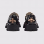 グッチ GUCCI レザー ラグソール 〔ホースビット〕ローファー 577236 DS800 1000