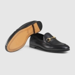 グッチ Gucci ブリクストン レザー ホースビット ローファー 407314 DLC00 1000