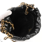 シャネル CHANEL22ミニハンドバッグ ショルダーバッグ AS3980 ブラック レディース