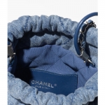 CHANEL シャネル22 ミニデニムショルダーバッグ ブルー AS3980 B16649 NY101