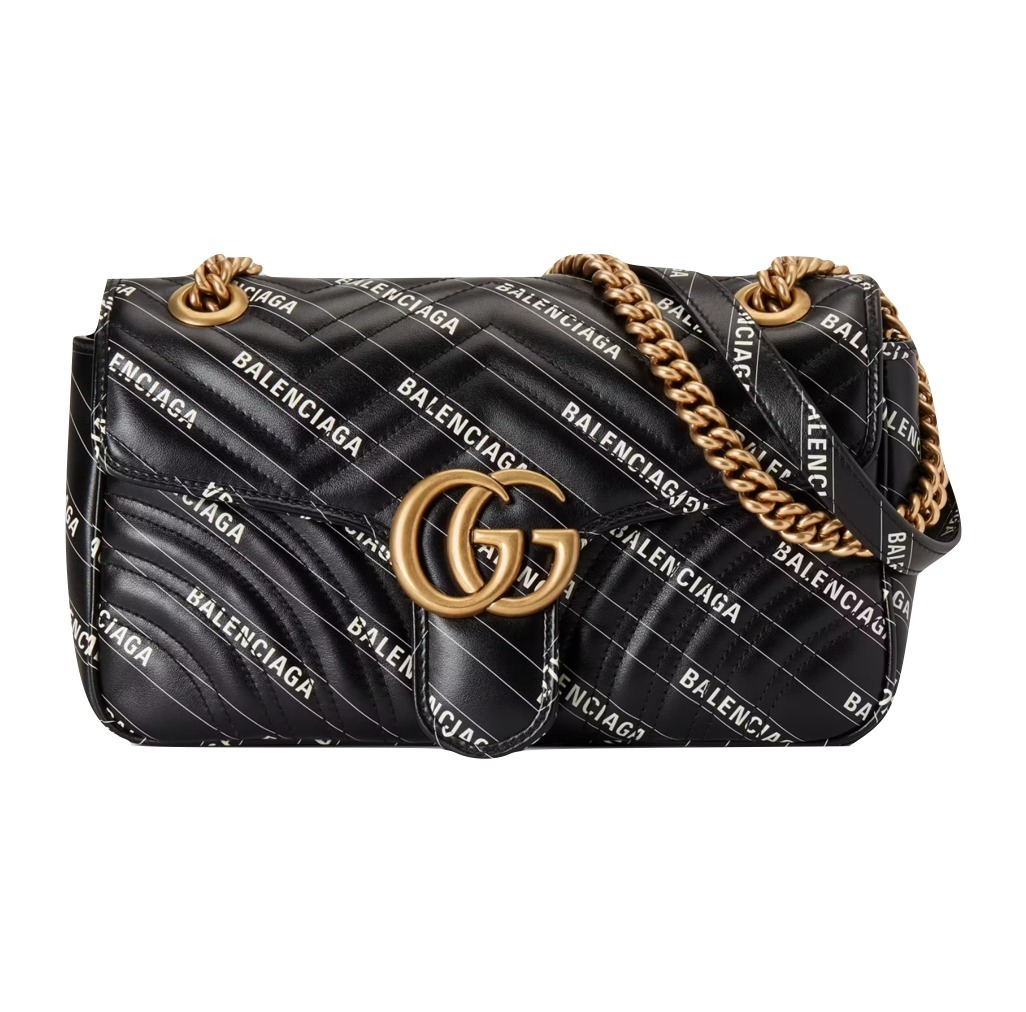 GUCCIxBALENCIAGA GGマーモント ザ ハッカー プロジェクト スモールバッグ 443497 UK5AT 1089