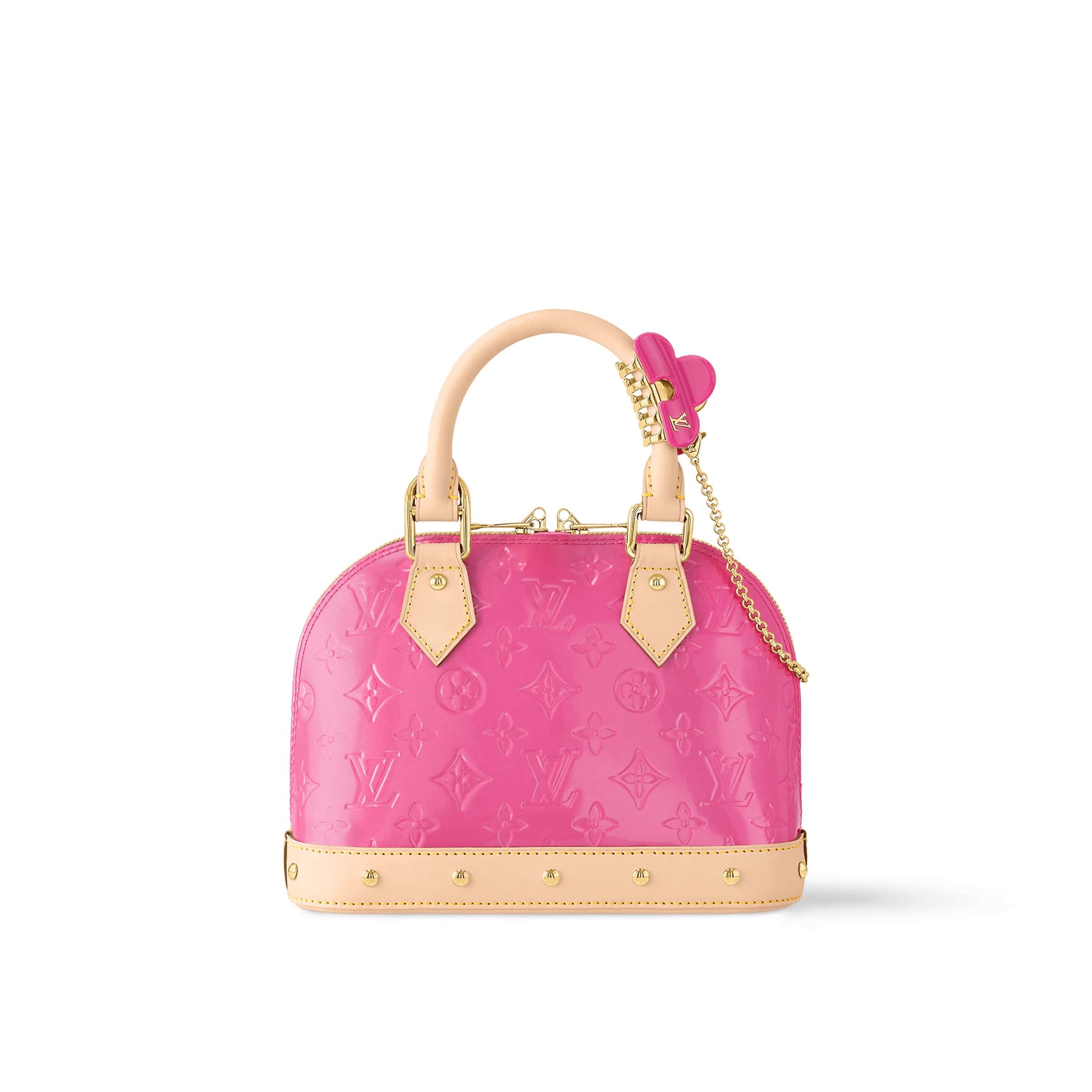 ルイヴィトン LV アルマ BB ミニ ハンドバッグ モノグラム ヴェルニ M90611