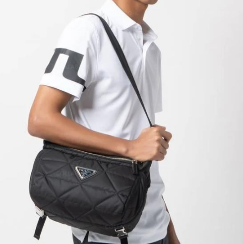 プラダ PRADA Re Nylon×サフィアーノレザー ショルダーバッグ 2VH994_2DMG_F0008_V_OOO