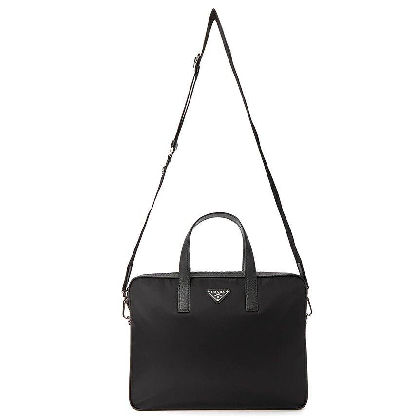 PRADA プラダ メンズ ブリーフケース ブラック ビジネスバッグ 2VE368 2DMH F0002 XOM