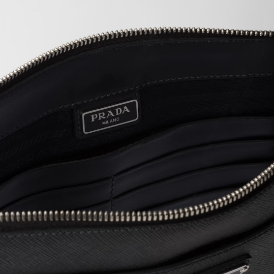 プラダ PRADA サフィアーノレザー ポーチ クラッチバッグ 2VF032_9Z2_F0002_V_OOI