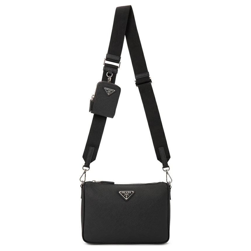 プラダショルダーバッグ レディース ブラック PRADA 2VH113 9Z2 F0002 V DMP
