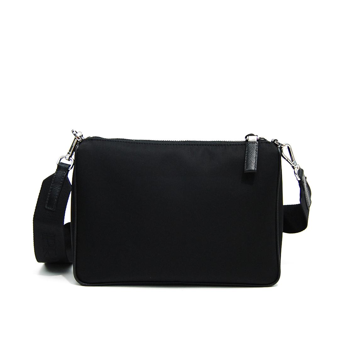 PRADA プラダ Re-Nylon サフィアーノレザーショルダーバッグ 2VH113 2DMH F0002