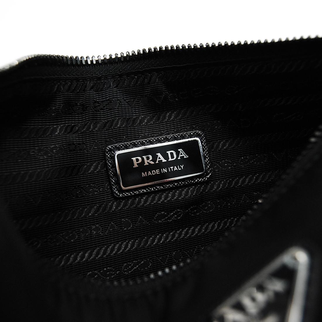 PRADA プラダ Re-Nylon サフィアーノレザーショルダーバッグ 2VH113 2DMH F0002