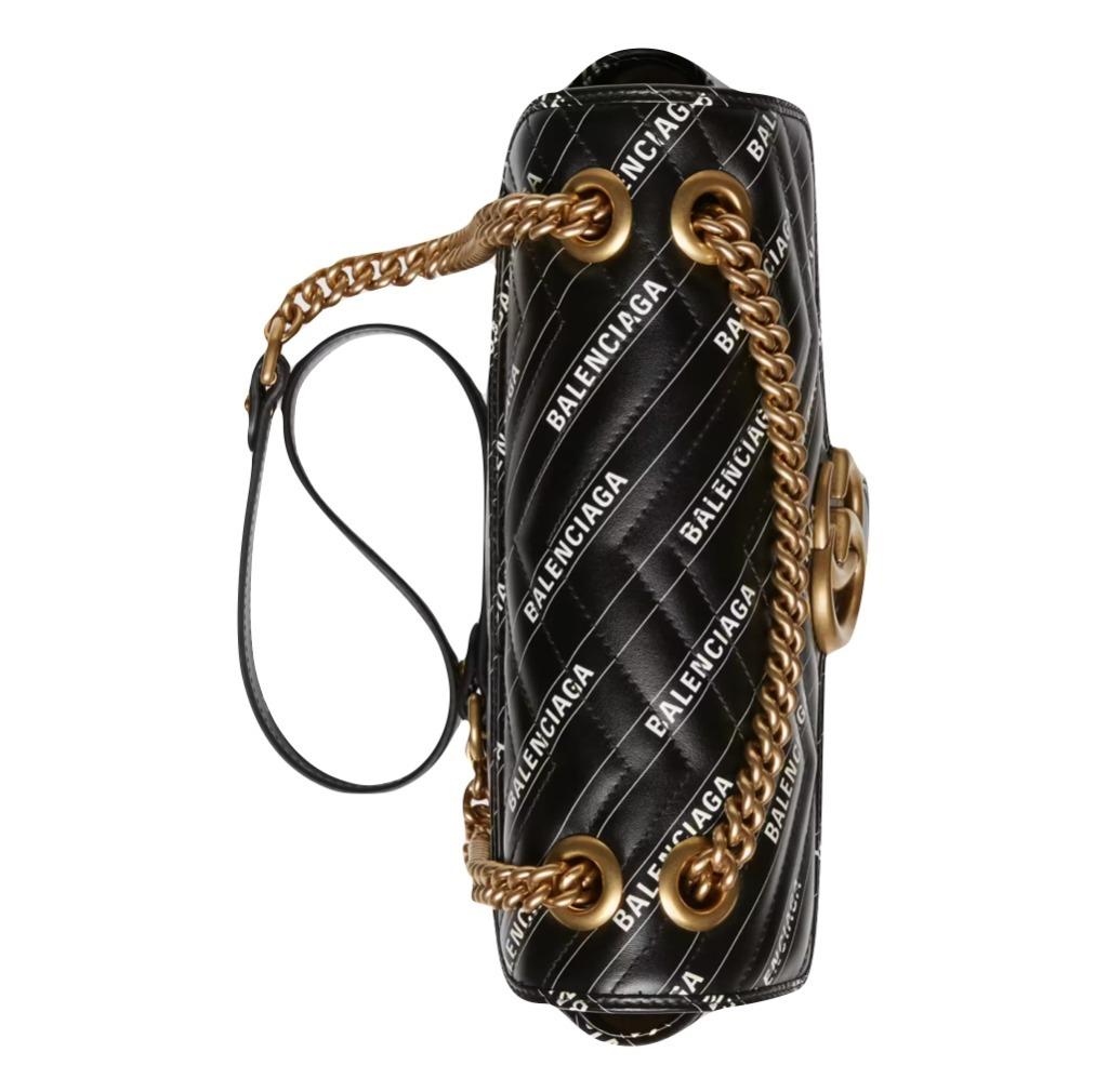 GUCCIxBALENCIAGA GGマーモント ザ ハッカー プロジェクト スモールバッグ 443497 UK5AT 1089