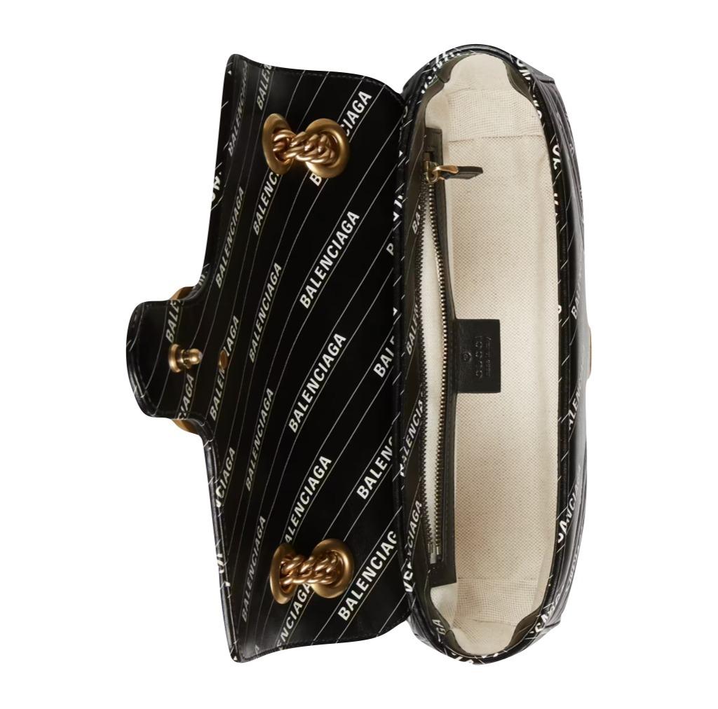 GUCCIxBALENCIAGA GGマーモント ザ ハッカー プロジェクト スモールバッグ 443497 UK5AT 1089