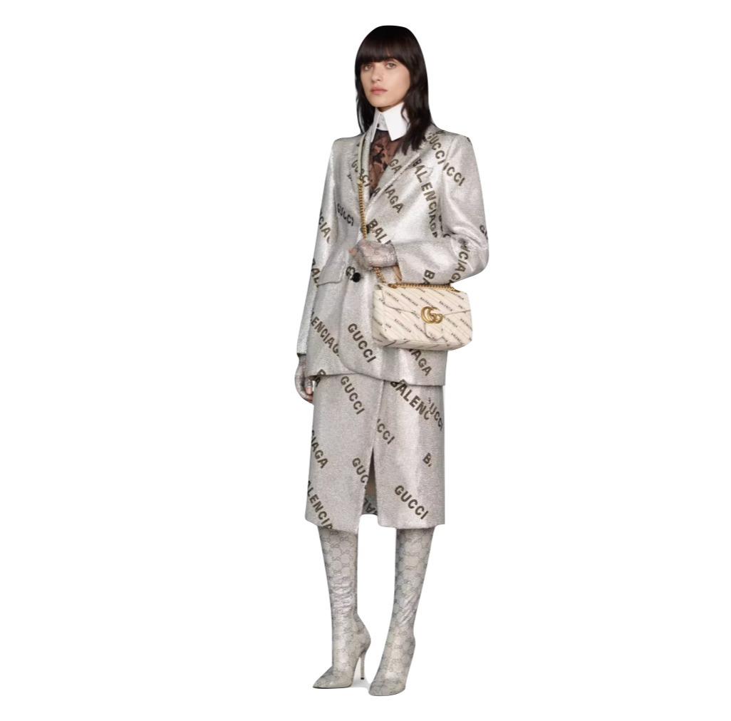 GUCCIxBALENCIAGA GGマーモント ザ ハッカー プロジェクト スモールバッグ 443497 UK5AT 9099