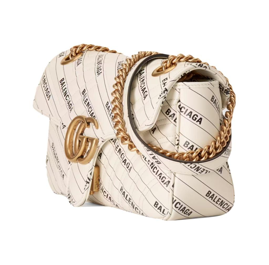 GUCCIxBALENCIAGA GGマーモント ザ ハッカー プロジェクト スモールバッグ 443497 UK5AT 9099