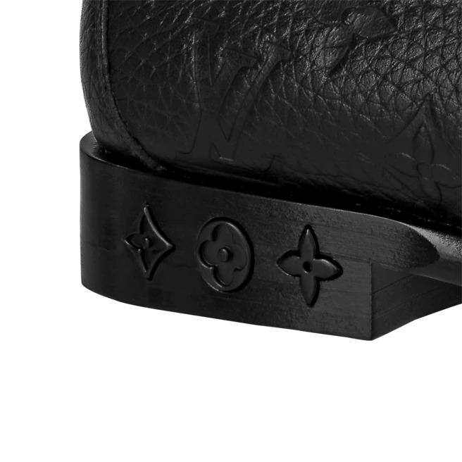 LOUIS VUITTON ヴィトン メンズ LV ライン ローファー 黒 シューズ 靴 1A8ETQ