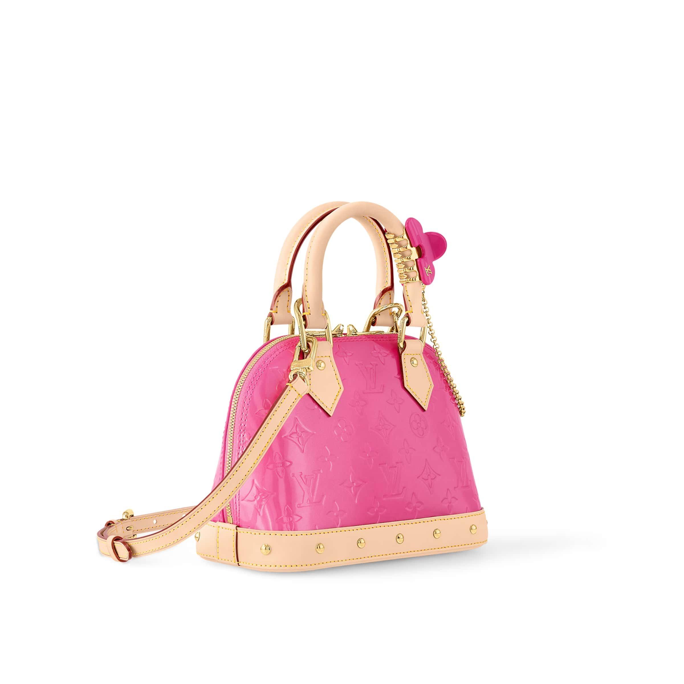 ルイヴィトン LV アルマ BB ミニ ハンドバッグ モノグラム ヴェルニ M90611