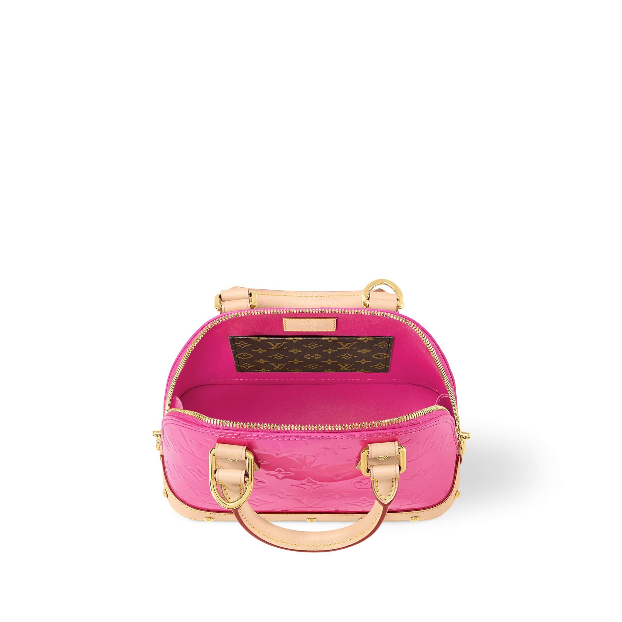 ルイヴィトン LV アルマ BB ミニ ハンドバッグ モノグラム ヴェルニ M90611