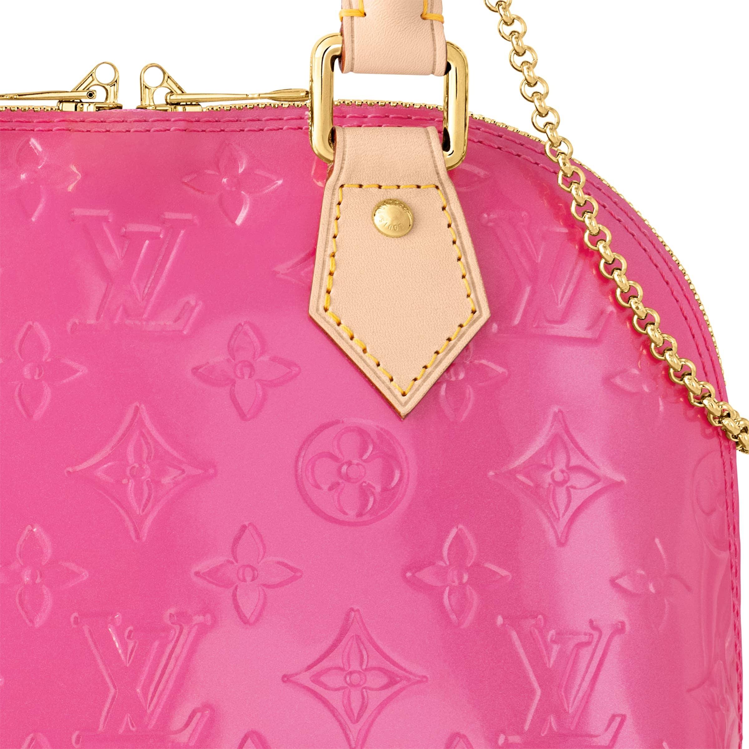 ルイヴィトン LV アルマ BB ミニ ハンドバッグ モノグラム ヴェルニ M90611