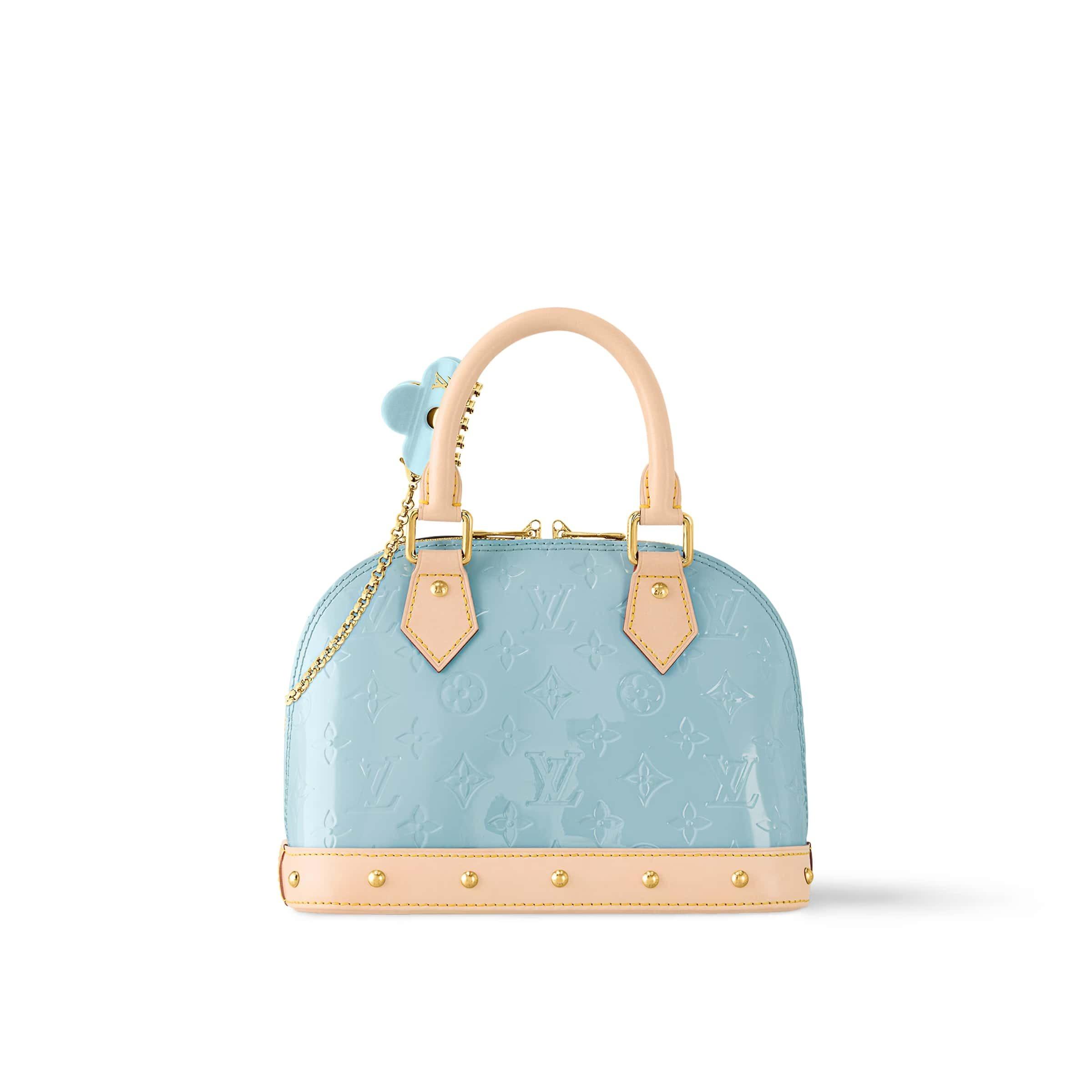 ルイヴィトン LV アルマ BB ミニ ハンドバッグ モノグラム ヴェルニ M24062