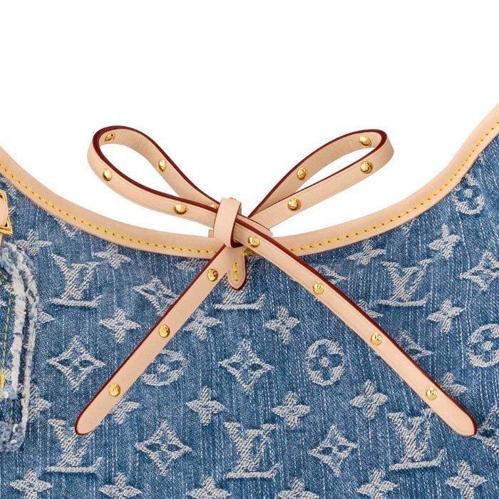 ルイヴィトン LV キャリーオール MM デニムトートバッグ M46855