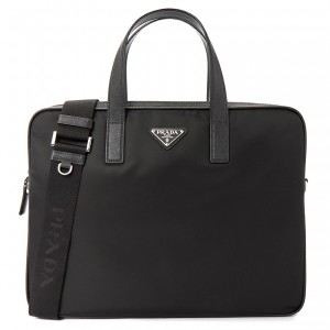 PRADA プラダ メンズ ブリーフケース ブラック ビジネスバッグ 2VE368 2DMH F0002 XOM