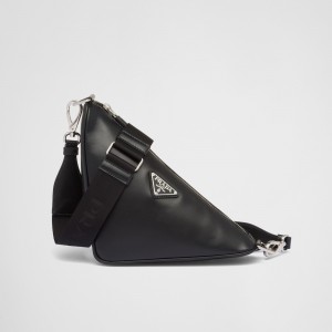 PRADA プラダ レザートライアングル ショルダーバッグ 2VH155_ASK_F0002_V_OLO