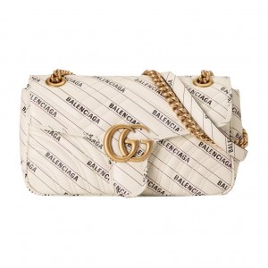 GUCCIxBALENCIAGA GGマーモント ザ ハッカー プロジェクト スモールバッグ 443497 UK5AT 9099