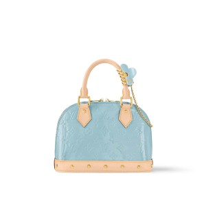 ルイヴィトン LV アルマ BB ミニ ハンドバッグ モノグラム ヴェルニ M24062