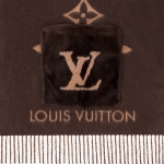 ルイヴィトン LV マフラー カシミア ミンクファー M76643