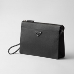 プラダ PRADA サフィアーノレザー ポーチ クラッチバッグ 2VF032_9Z2_F0002_V_OOI