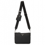 プラダショルダーバッグ レディース ブラック PRADA 2VH113 9Z2 F0002 V DMP