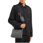 PRADA代引 プラダ Re-Nylon サフィアーノレザーショルダーバッグ 2VH113_064_F0H16_V_OOO