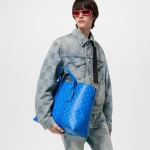 ルイヴィトン Louis Vuitton×ウィークエンド トートNM ブルー M31010