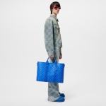 ルイヴィトン Louis Vuitton×ウィークエンド トートNM ブルー M31010