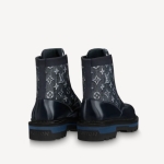 Louis Vuitton LVレンジャーアンクルブーツ デニム 紺 1A9HLK