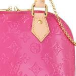 ルイヴィトン LV アルマ BB ミニ ハンドバッグ モノグラム ヴェルニ M90611