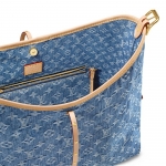 ルイヴィトン LV キャリーオール MM デニムトートバッグ M46855