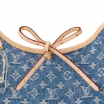 ルイヴィトン LV キャリーオール MM デニムトートバッグ M46855