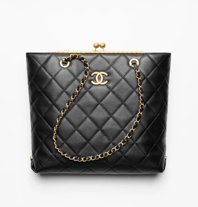 シャネル CHANEL ショッピング バッグ カーフスキン AS4488 B14413 94305