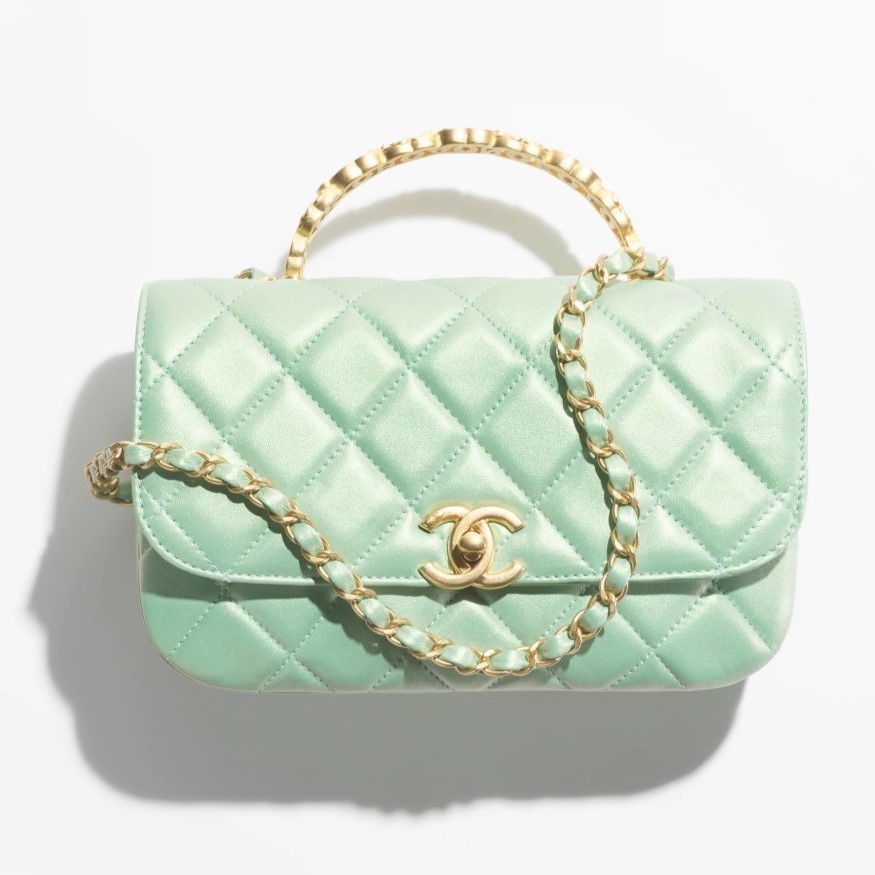 シャネル CHANEL ミニフラップバッグ ショルダーバッグAS4835 B16413 NW778