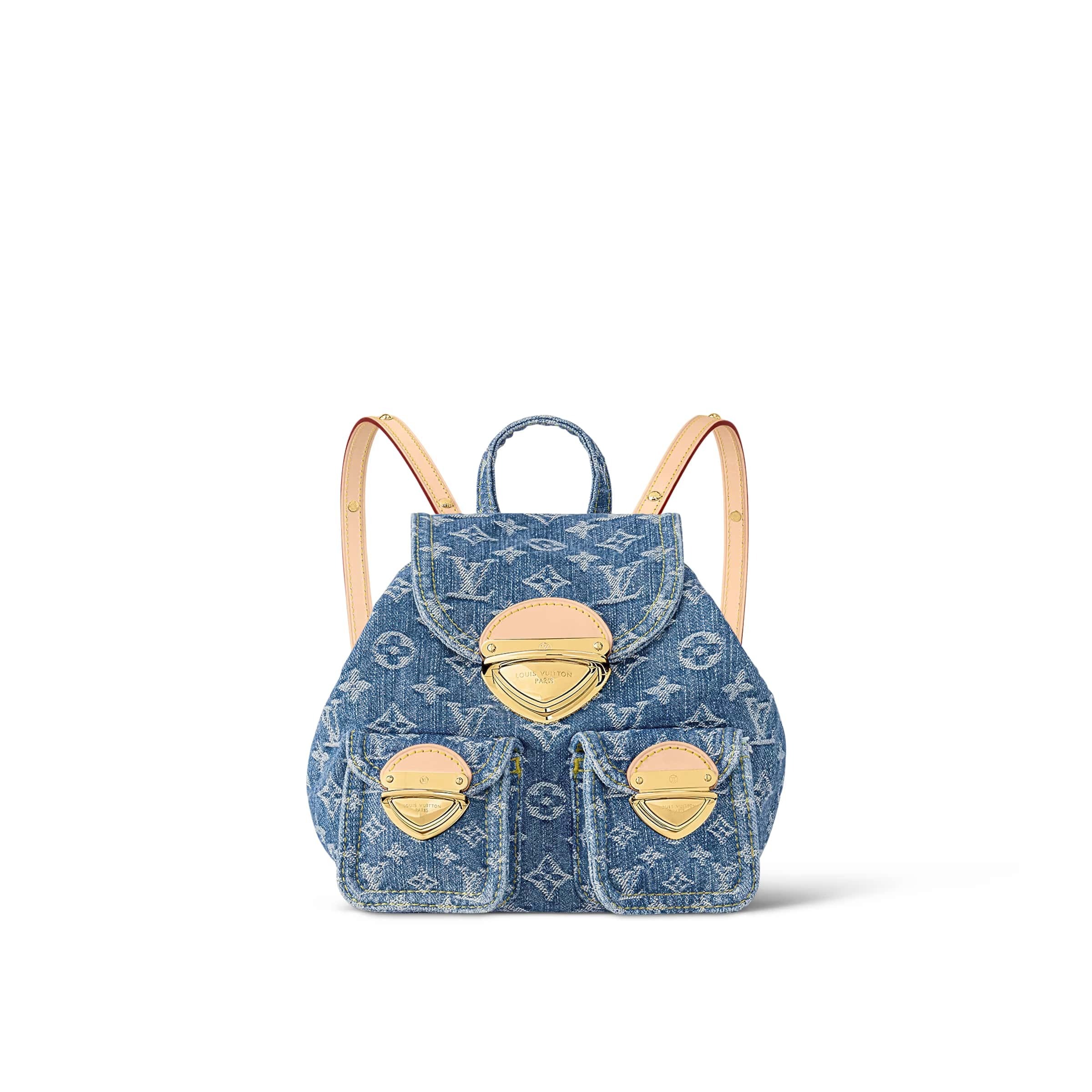 ルイヴィトン Louis Vuitton バックパック リュック デニム M46836