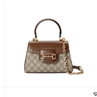グッチ GUCCI ホースビット 1955 ミニバッグ タンレザー ハンドバッグ 703848 9AAAJ 8563