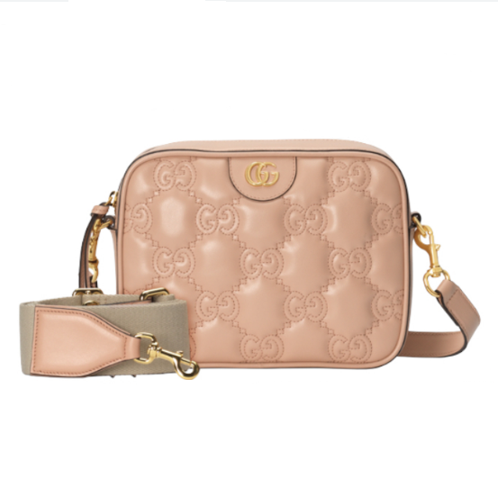 グッチ GUCCI ブラック レザー GG マトラッセ スモール バッグ 702234 UM8HG 5943